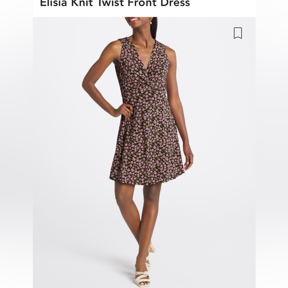 NWT- KAILEIGH
Elisia Knit Twist Front Dress